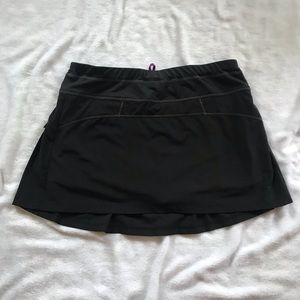 Athleta Pleated Runaround Tennis Skirt Black Small